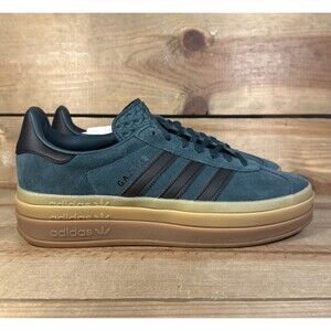 NEW Womens Size 9 - Adidas Gazelle Bold “Aurora Ivy Gum” Low Top Sneakers JQ3583